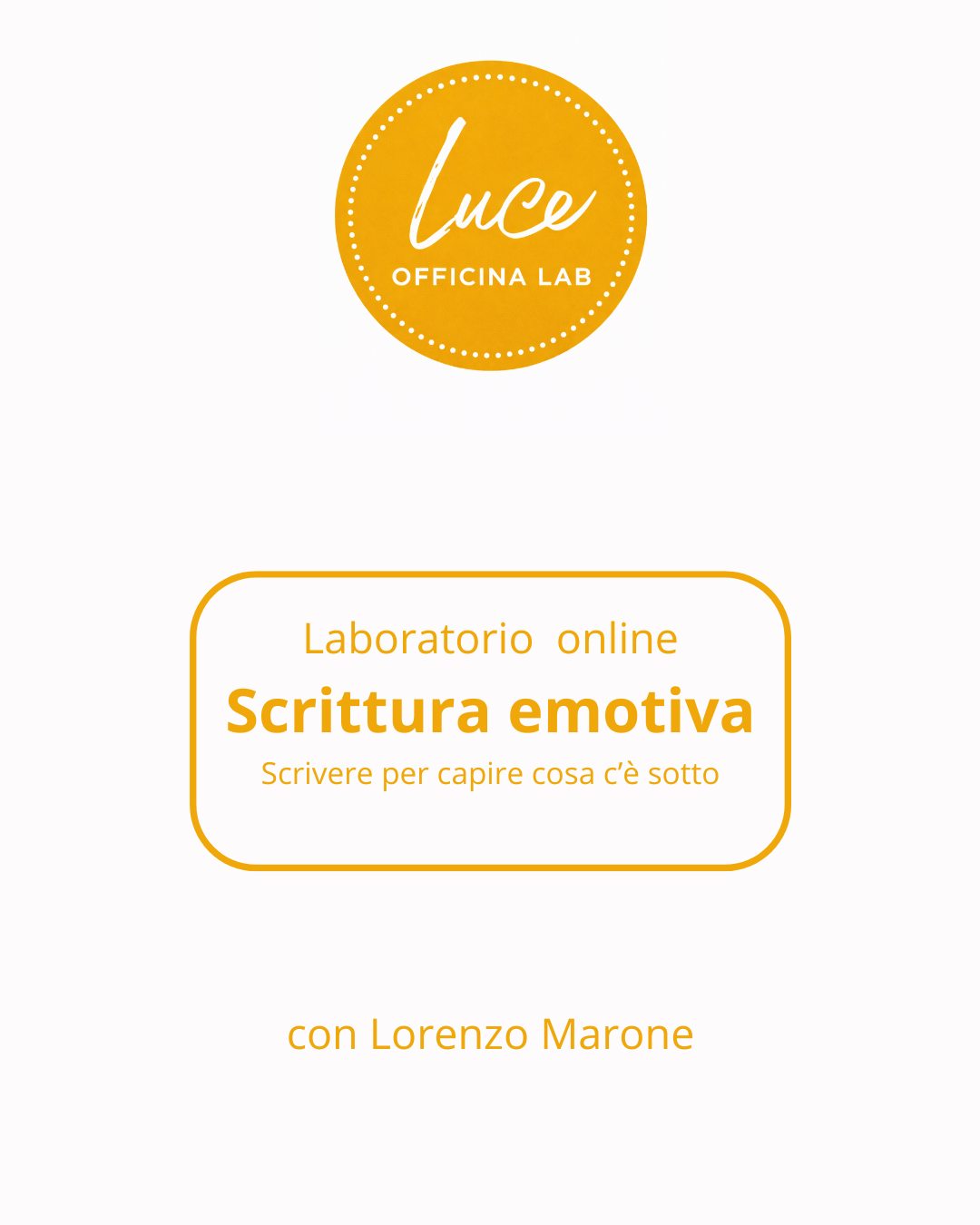 Laboratorio di scrittura emotiva
