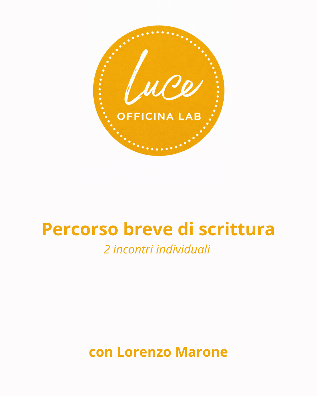 Percorso breve di scrittura
